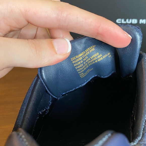 Club Monaco Zoe Running Shoes in Navy Blue women’s size 8 - Picture 7 of 7